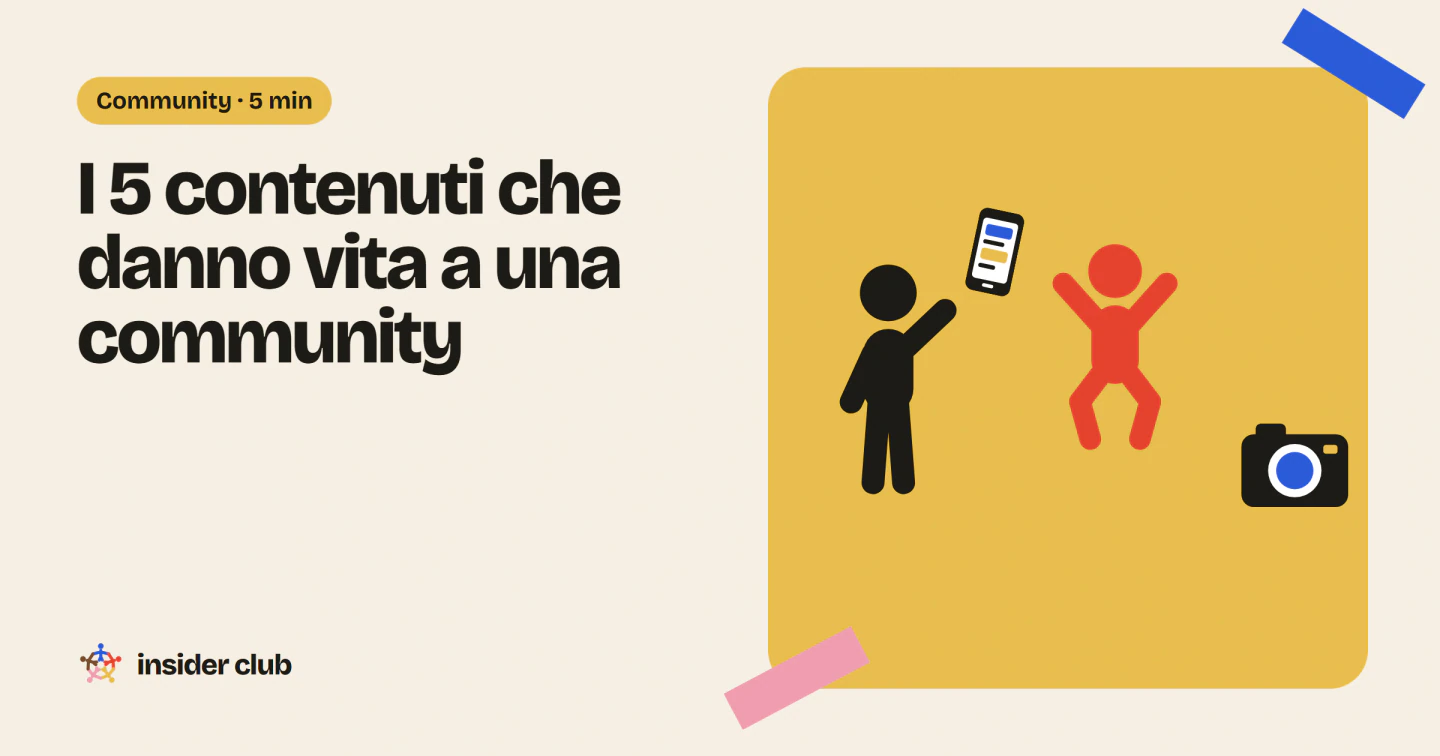 Cinque tipi di contenuti danno ai clienti un motivo per tornare e tengono viva una community e-commerce, senza budget né un team dedicato.
