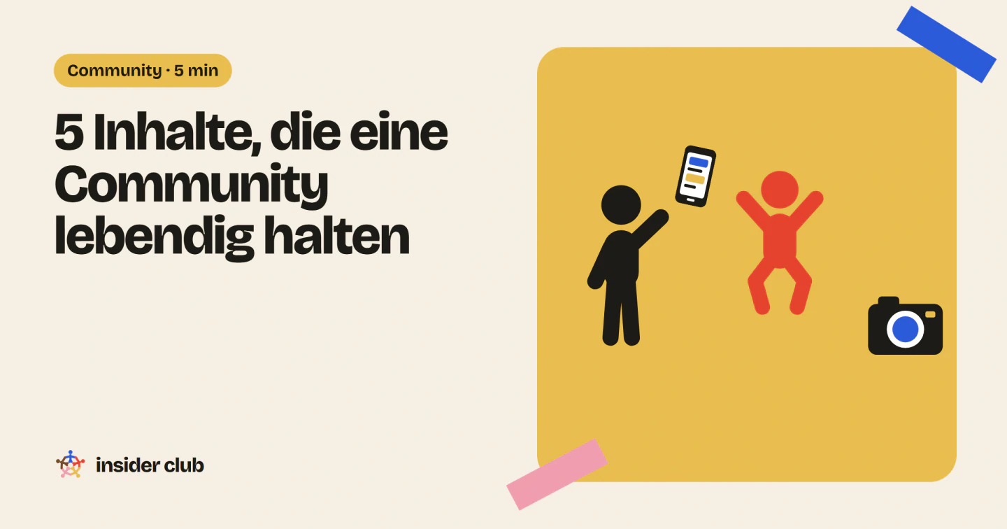 Fünf Arten von Inhalten geben Kunden einen Grund, wiederzukommen, und halten eine E-Commerce-Community lebendig, ohne Budget und ohne eigenes Team.