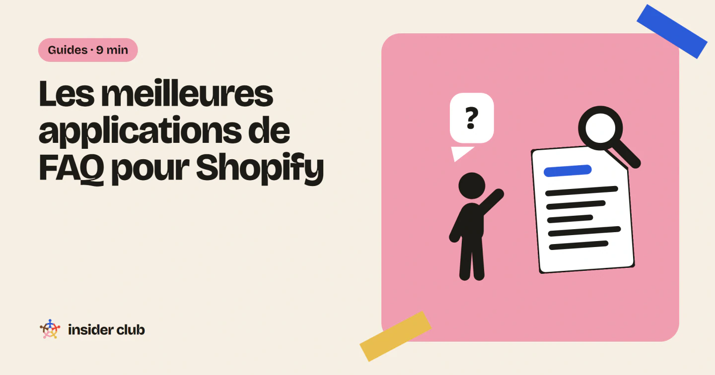 Les meilleures applications pour créer une FAQ sur Shopify, de la page native au forum d'entraide, avec leurs fonctions et leurs prix.