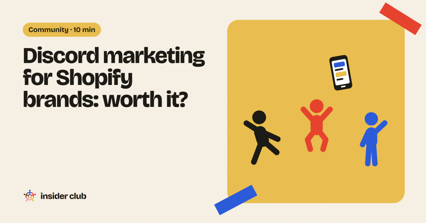 Discord marketing for Shopify brands: the benefits, the limits, integrations and an alternative for a community on your store.