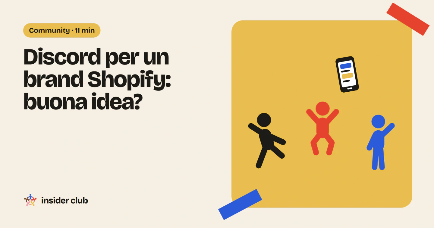Discord per un brand Shopify: vantaggi, limiti, integrazioni e un'alternativa per una community nel tuo negozio.