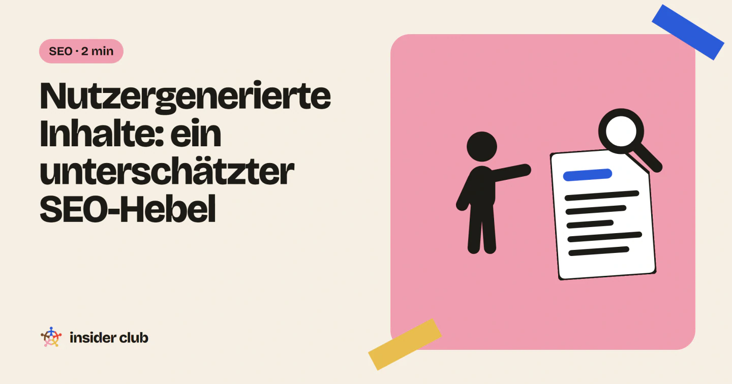 Die Diskussionen Ihrer Kunden im Forum sind nutzergenerierte Inhalte: eigene Inhalte in der Sprache Ihrer Interessenten, die Google indexieren kann.