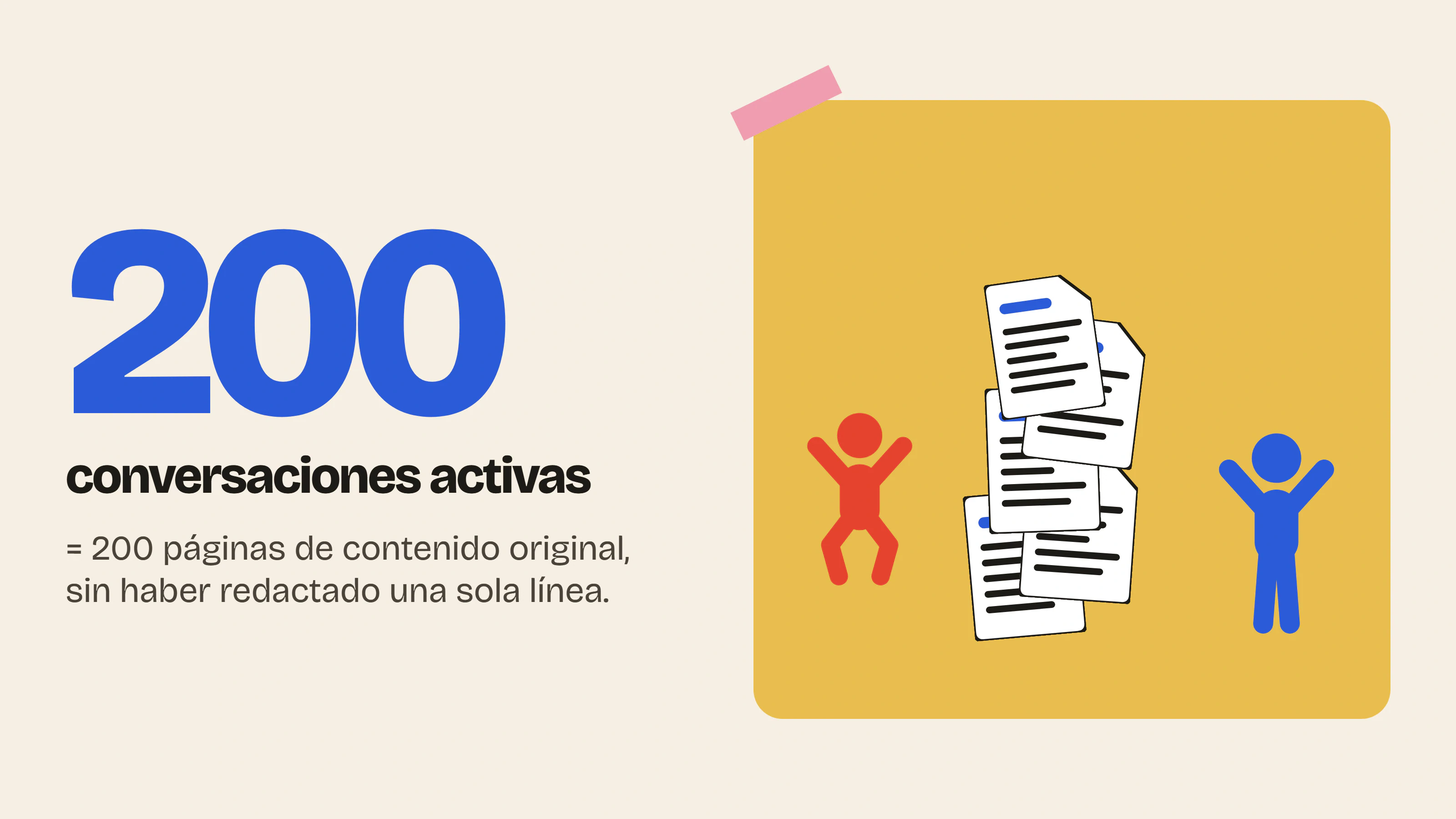 Una tienda con 200 conversaciones activas tiene 200 páginas de contenido original, sin haber redactado una sola línea.