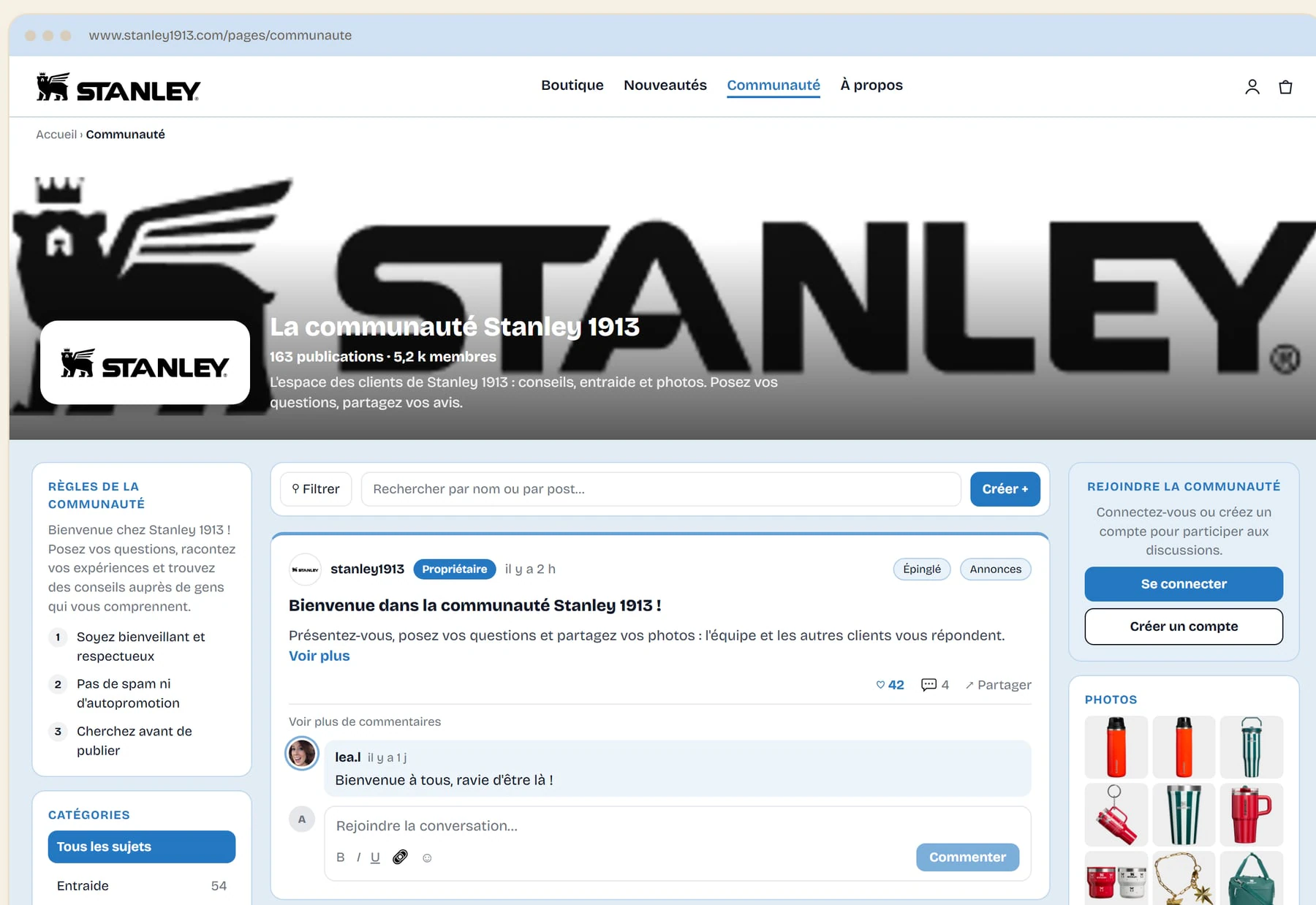 Preview your community before installing